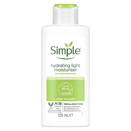 Simple Hydrating Light Moisturizer, 4.2 fl oz - Lightweight & Refreshing