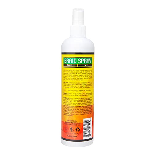AllDay Locks Braid Spray | Moisturizes, Alleviates Itch, Revives Braids & Locks | 12 oz - Image 2
