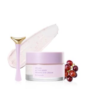 Vegan Berry Eye Cream with Gua Sha Applicator