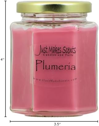 Plumeria Soy Candle | Long-Lasting Tropical Floral | Hand Poured in the USA - Image 3