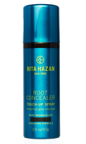 Rita Hazan Root Concealer Spray - Quick-Dry, Water-Resistant Gray Coverage - 2 oz