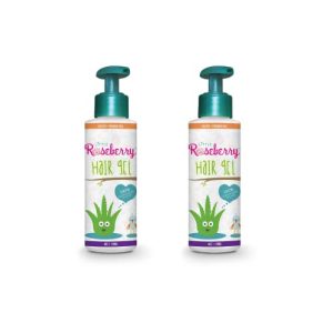 2 Pack Chemical-Free Hair Gel for Kids & Adults | Light Hold, Organic Aloe Vera