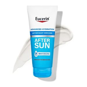 Eucerin After Sun Lotion 6.8 oz with Antioxidants for 24-Hour Face Body Hydration