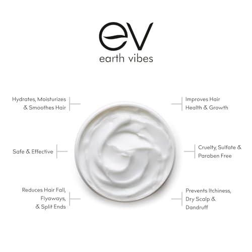 Earth Vibes Argan Oil Nourishing Hair Mask 8 Oz - Image 3