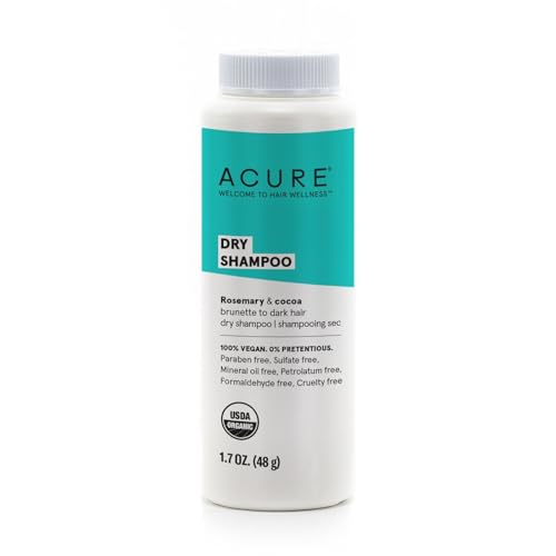Acure Vegan Dry Shampoo for Brunette/Dark Hair - 1.7 Oz Travel Size