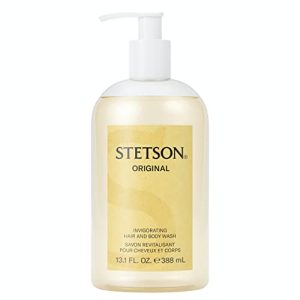 Stetson Original Hair and Body Wash - Earthy, Woody Aroma, 13.1 Fl Oz
