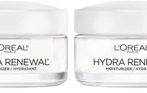 L'Oreal Paris Hydra-Renewal Moisturizer, Pro-Vitamin B5, 1.7 Oz (Pack of 2)