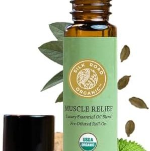 Organic Muscle Relief Roll-On with Peppermint & Ginger ? 10ml