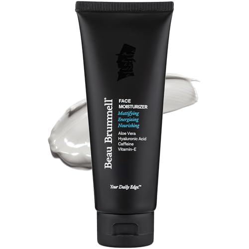 Beau Brummell Men?s Matte Face Moisturizer, 4 OZ, USA-made