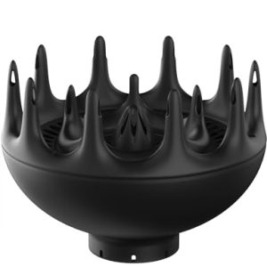 Xtava Black Orchid Large Curly Hair Diffuser for Frizz Control and Enhanced Curl Definition