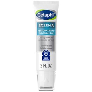 Cetaphil Eczema Restoraderm Itch Relief Gel, 2 fl oz, Steroid-Free Soothing Relief