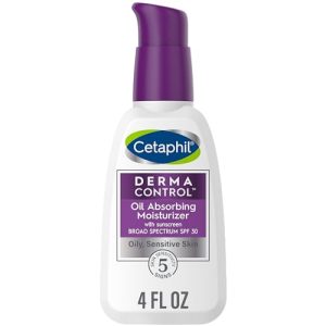 Cetaphil DermaControl Oil Absorbing Moisturizer SPF 30 for Oily Sensitive Skin 4oz