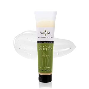 MGA Vegan Hair Gel - Organic Scalp Rescue for Curly Hair, 5.5 Fl Oz