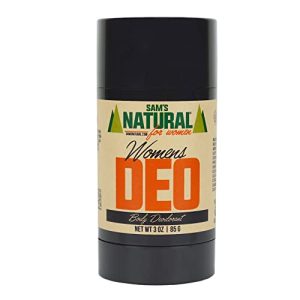 Sam’s Natural Aluminum-Free Deodorant - Vegan, Cruelty-Free, 3 oz - Holiday Gift