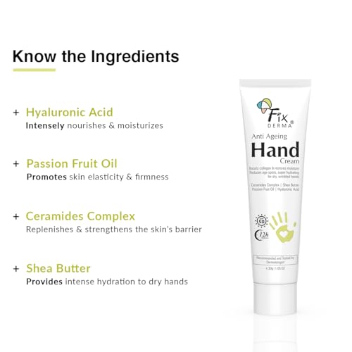 FIXDERMA Anti-Aging Hand Cream with Ceramide & Hyaluronic Acid 30g - Image 5