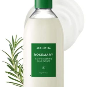 AROMATICA Rosemary Vegan Hair Thickening Conditioner 13.53oz for Damaged, Dry Hair