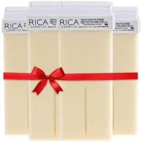 Rica White Chocolate Roll-On Wax Kit (4 Refills, 100 ML) - Made in Italy