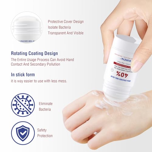 Intensive 40% Urea Cream Stick 2.5 oz for Severely Cracked Heels and Hands Relief - Image 3
