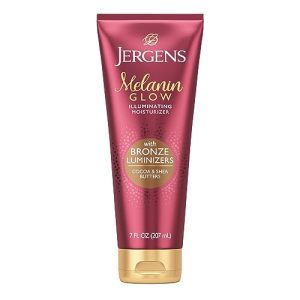 Jergens Melanin Glow Bronze Skin Hand Body Lotion 7 Oz Moisturizer