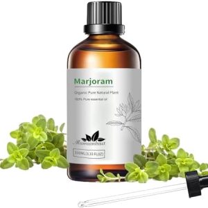Marjoram Essential Oil 100ml for Diffuser, Massage, Skin