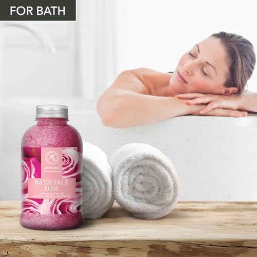 Rose Bath Salts 21.16 Oz ? Relaxing Aromatherapy Spa Soak - Image 3