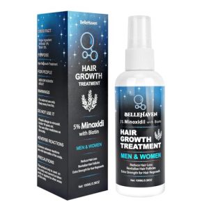 Minoxidil 5% Hair Growth Spray for Thinning Hair, 100ml Bottle, 2-Month Supply
