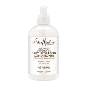 SheaMoisture Daily Hydrating Conditioner, 100% Virgin Coconut Oil, 13 oz, Sulfate-Free