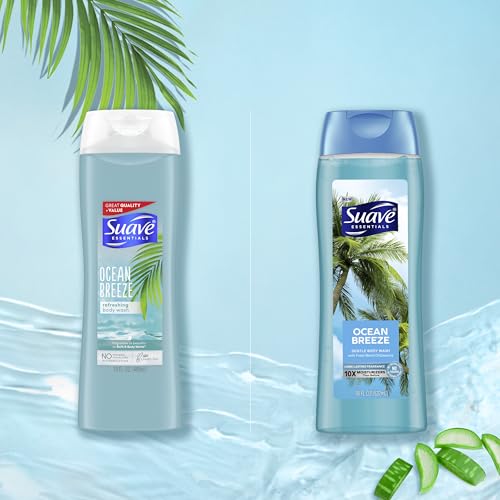 Suave Ocean Breeze Body Wash 2-Pack with 48-Hour Fresh Antiperspirant Deodorant - Image 3