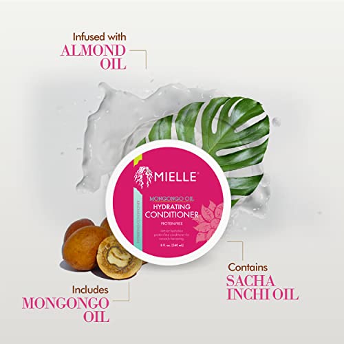 Mielle Organics 8 oz Mongongo Oil Protein-Free Hydrating Conditioner - Image 3