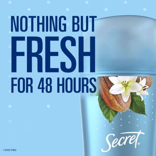 Secret Women's Invisible Solid Antiperspirant Deodorant Cocoa Butter Scent 2.6 Ounce - Image 6
