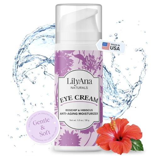 LilyAna Naturals Eye Cream for Dark Circles, Puffiness, and Wrinkles - 1 oz