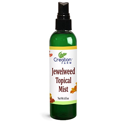 Creation Farm Jewelweed Spray 4 oz - Relief for Poison Ivy, Bug Bites, Rashes