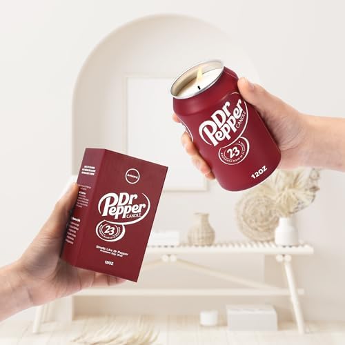 Dr Pepper Scented Candle - Authentic Soda Fragrance, 8oz Jar, Aesthetic Gift - Image 7
