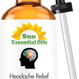 Sun Essential Oils Headache Relief Blend - 4 oz Bulk Head Ease Oil
