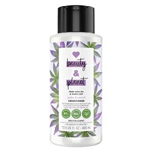 Love Beauty and Planet Biodegradable Conditioner, Hemp Seed Oil, Vegan, 13.5 oz