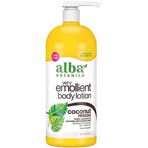 Alba Botanica Coconut Rescue Emollient Body Lotion, 32 Oz