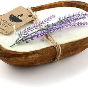 Lavender Soy Candle - 3 Wick, 20 oz, Rustic Decor, Essential Oil Gift