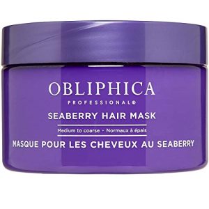 Obliphica Seaberry Hair Mask - Deep Conditioning for Dry, Color-Treated Hair - 8.5 oz