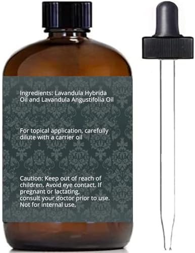 100% Pure Therapeutic Grade Lavender Essential Oil Kit with Glass Dropper and Roll-On Bottle - Image 2