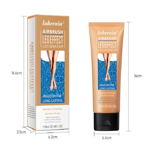 Waterproof Leg Makeup Lotion, Bronze, 4 FL OZ - Image 6