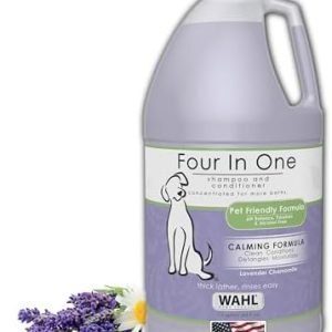 Wahl 4-in-1 Calming Dog Shampoo, Lavender Chamomile, 64 Oz - Model 821000-050