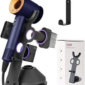 Dyson Hair Dryer Stand with 5 Attachment Storage