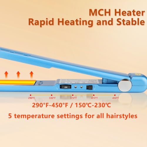 2-in-1 Professional Hair Dryer and Flat Iron Set for All Hair Types, Black - Image 6