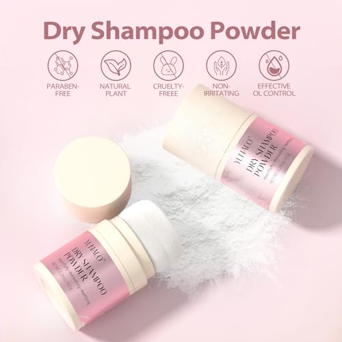 Ynalo Travel Size Dry Shampoo Powder 2 Pack - Non-Aerosol, No White Cast Formula - Image 5