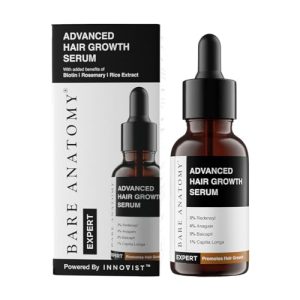 Bare Anatomy Hair Growth Serum | 3% Redensyl, 4% Anagain, 30mL