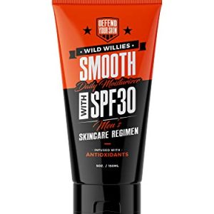 Wild Willies Men?s SPF 30 Facial Moisturizer, Lightweight & Protective