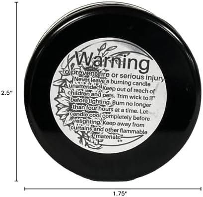 Black Licorice 4oz Handmade Soy Candle Tin - Image 8