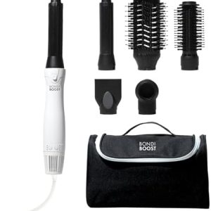 BondiBoost Everlast Airstyler Brush – 6 Heads, Ceramic Attachments, All Hair Types