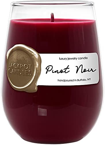 Jackpot Candles Pinot Noir Candle with Surprise Ring Size 7 ($15 to $5,000) - Image 3