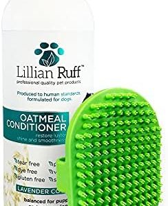 Lillian Ruff Oatmeal Dog Conditioner for Dry Skin & Itch Relief (16oz)